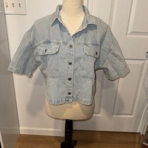 Love Notes Sky Blue Denim Short sleeve